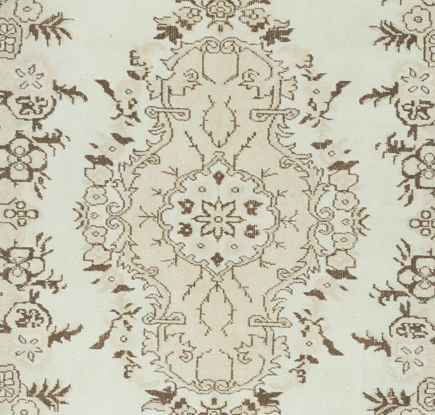 Vintage Medallion Design Turkish Oushak Rug photo Textiles