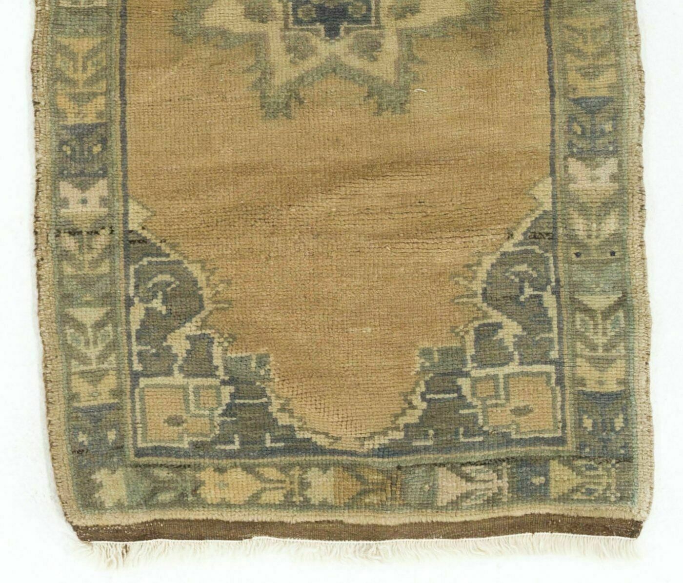 Small Vintage Carpet. Handmade Turkish Village Accent Rug photo for sale