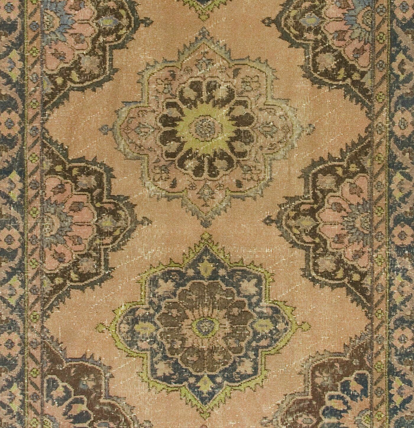 One Of A Kind Handmade Vintage Turkish Runner Rug For Hallway Decor photo Textiles