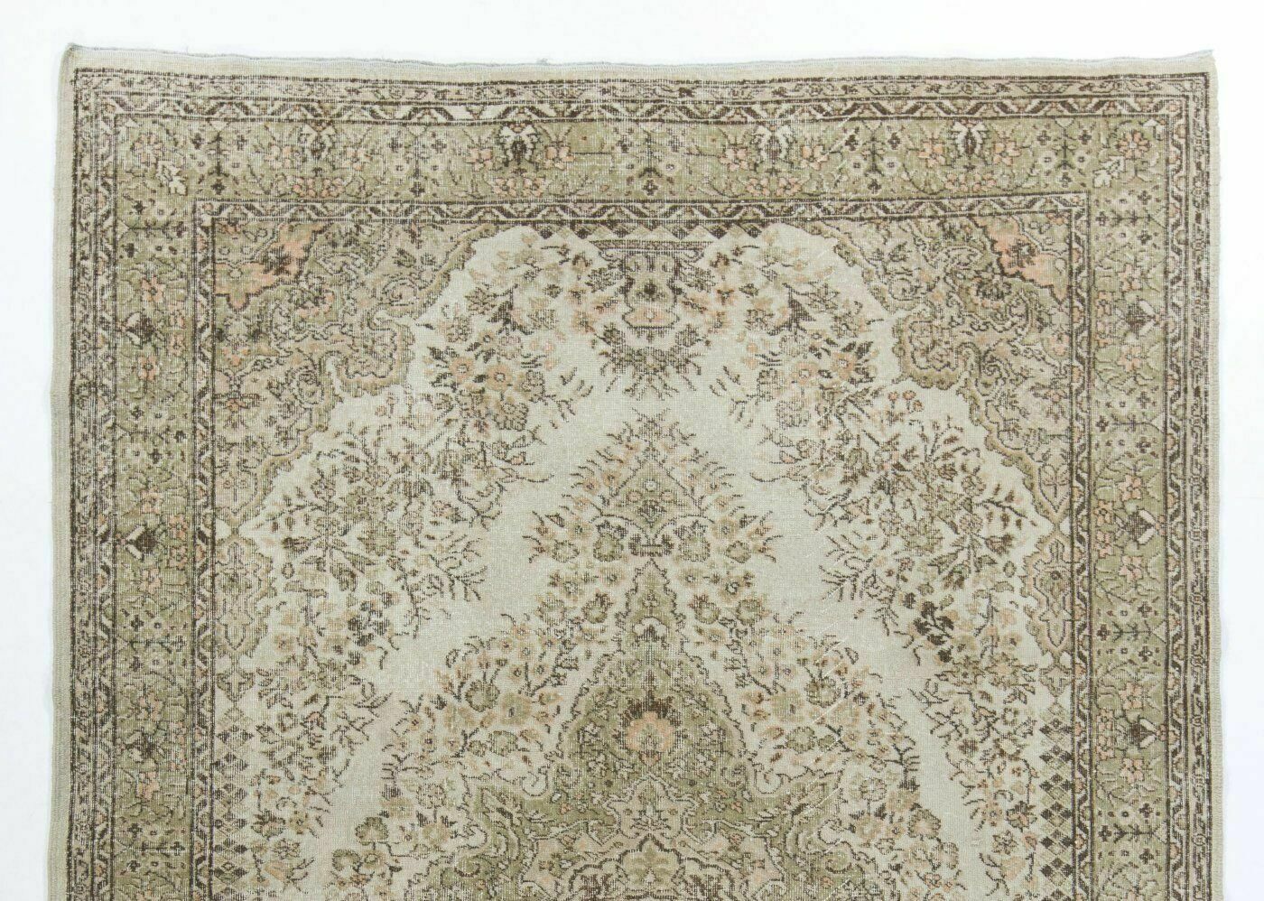 Fine Vintage Turkish Wool Rug, 1940s photo furniture
