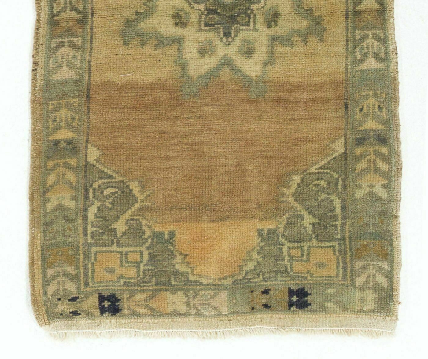 Small Vintage Carpet. Handmade Turkish Village Accent Rug photo for sale