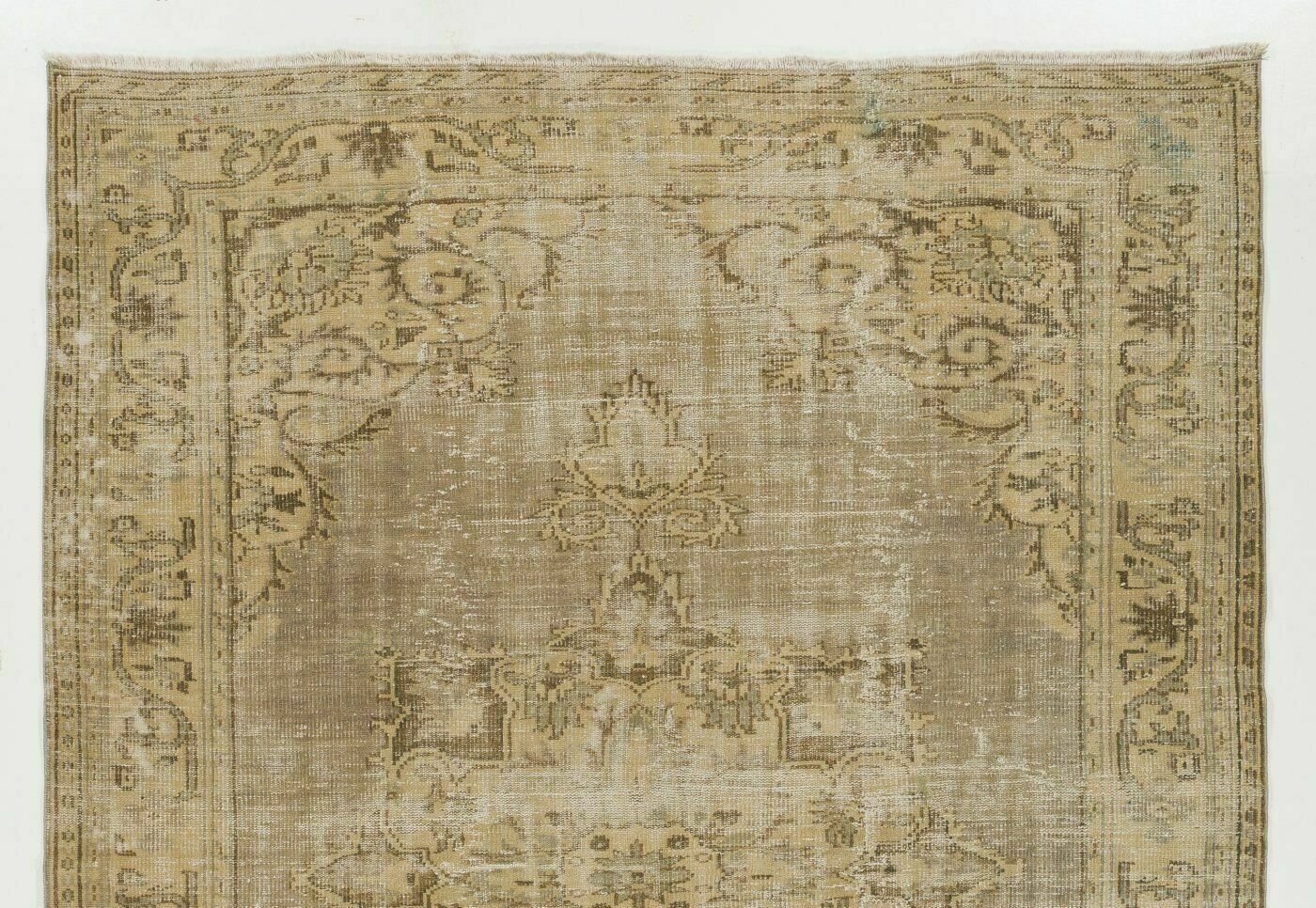 Hand Knotted Turkish Rug In Soft Earthy Colors. Wool Living Room Rugs photo furniture