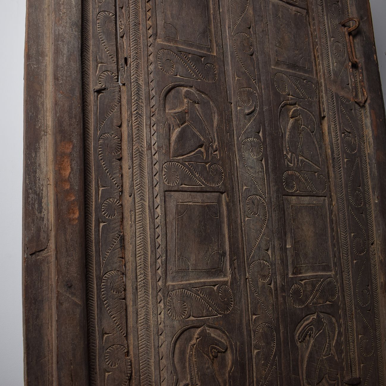 Early 20th Century Wooden Granary Door From India photo for sale