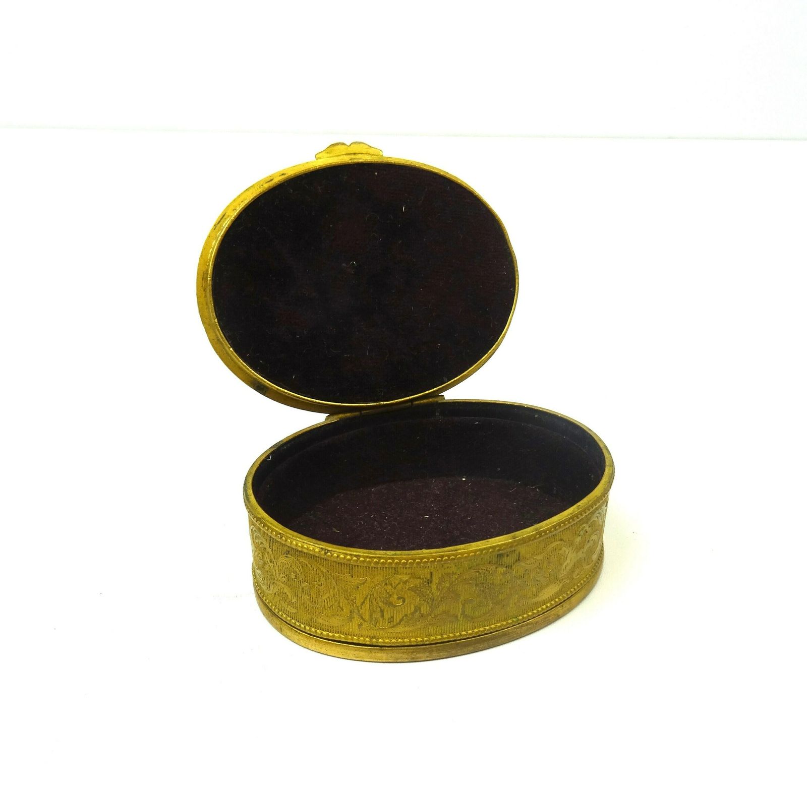 Original Art Nouveau Fire Gilded Jewelry Box Guilloche Enamel 1890 photo buy