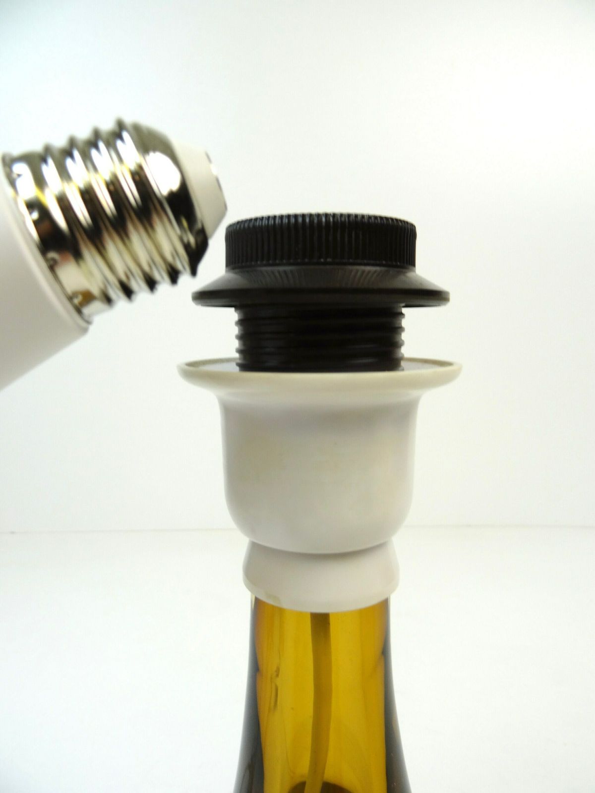 Beautiful Mid Century Glass Desk Lamp By Mona Morales For Kosta photo buy