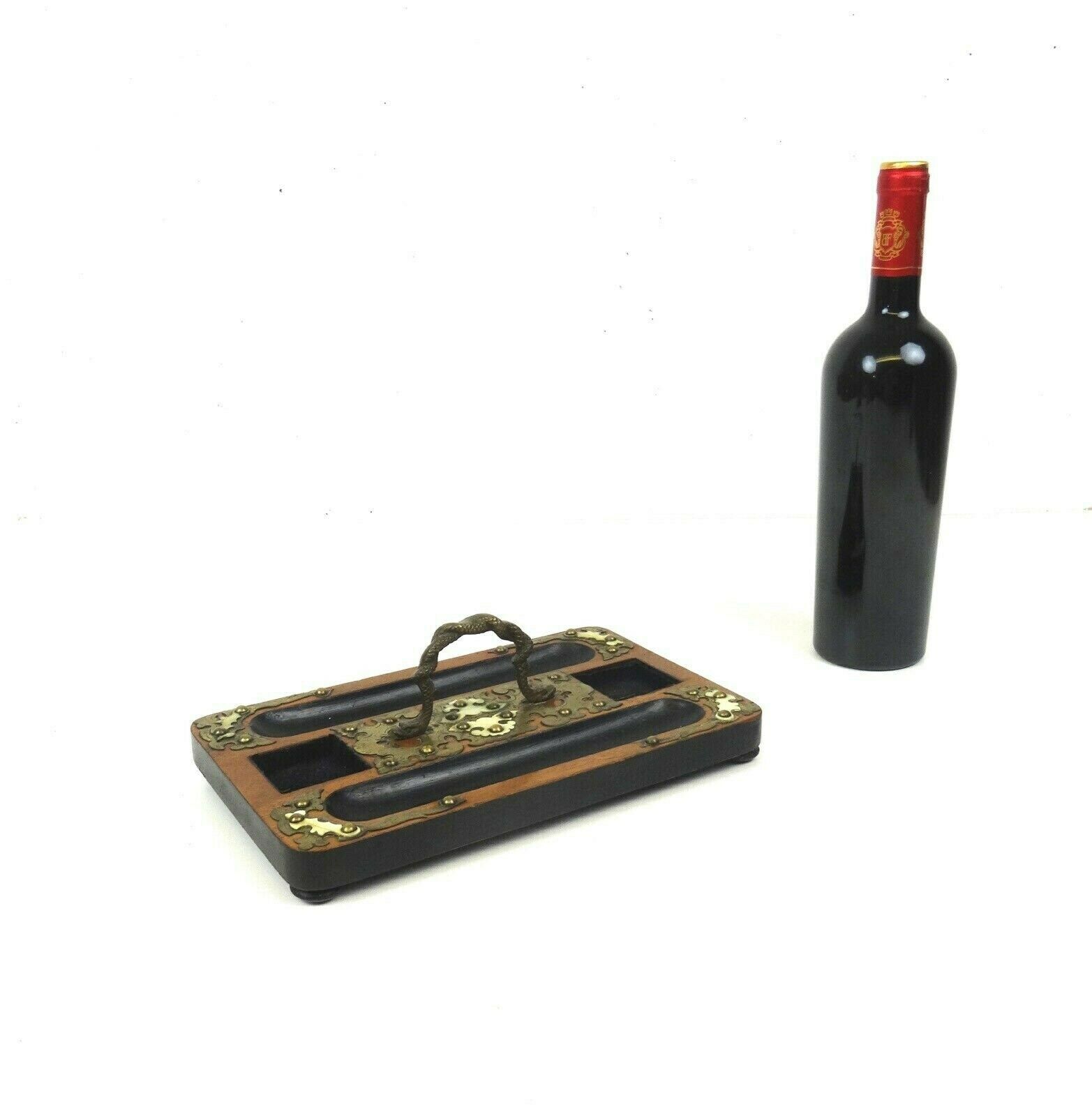 Antique Original Art Nouveau Desk Organizer photo 238.0