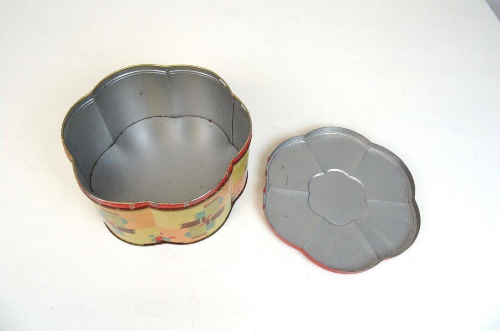 Rare Stunning Bauhaus Suprematism Art Deco Tin Box Germany 1925 photo for sale