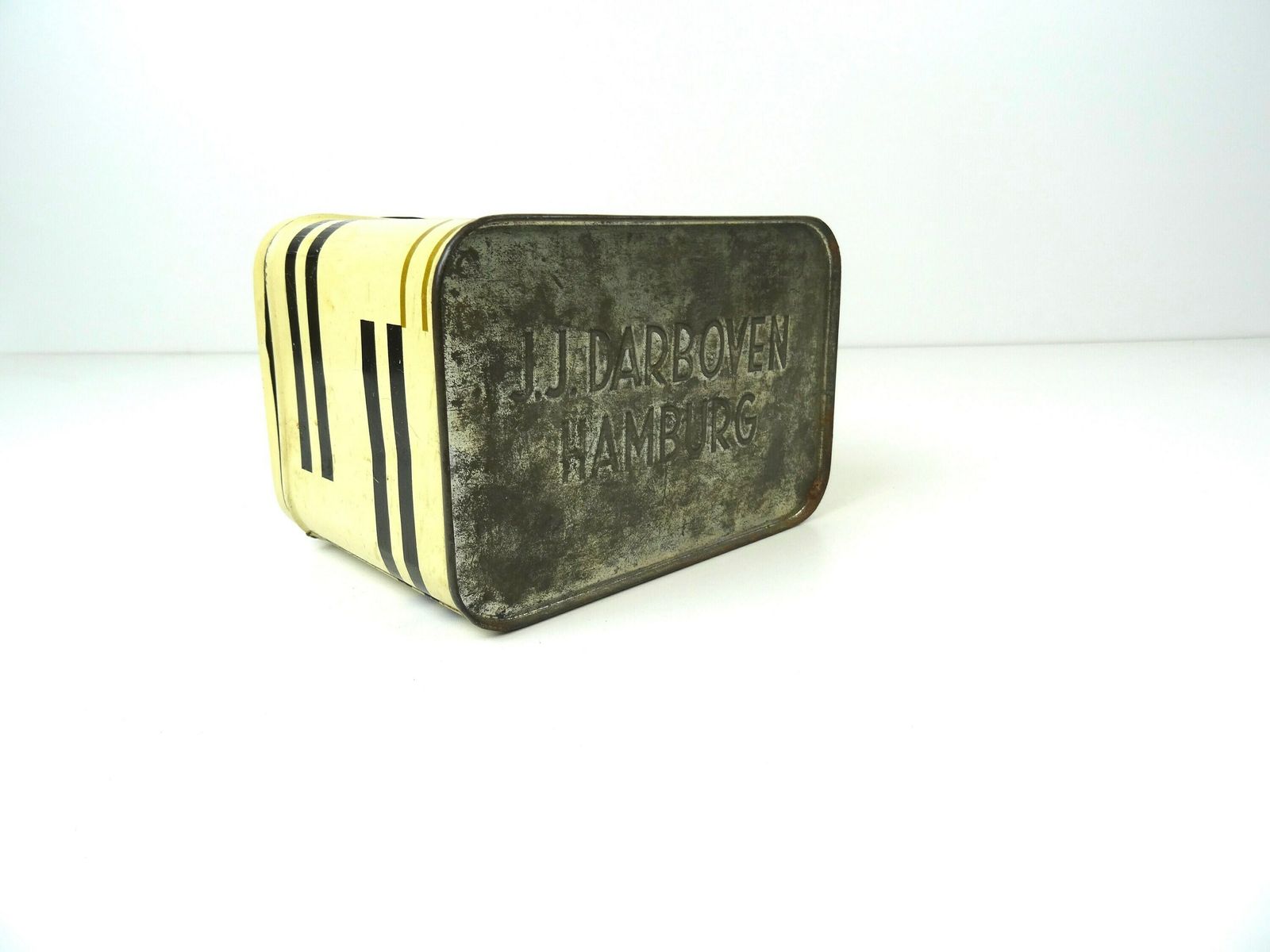 Zeldzame Bauhaus Suprematism Art Deco Blikken Doos photo vintage