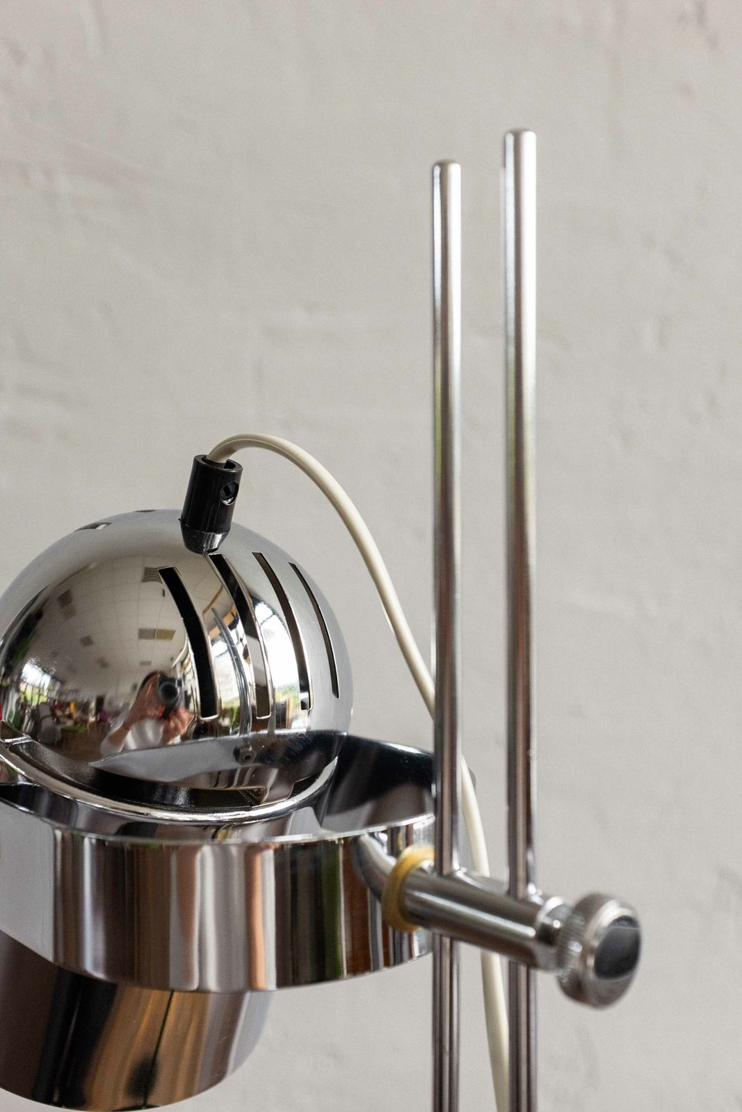 photo vinterior Space Age Czech Silver Table Lamp By Stanislav Indra For Lidokov, 1970s