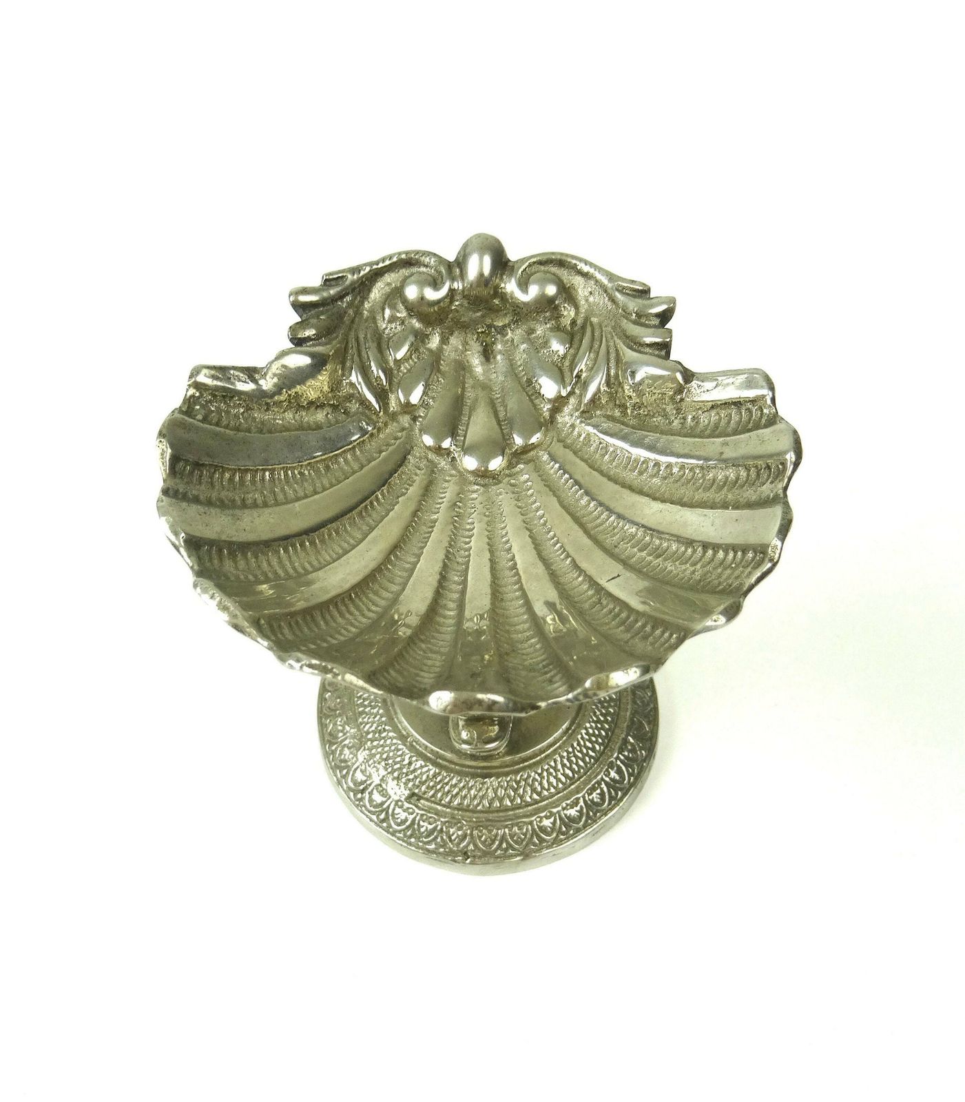 Rare Original Antique Soap Dish Shell Shape On Sea Creature Foot Art Nouveau France 1900 photo 324.0