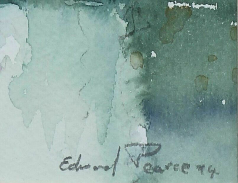Watercolour By Edward Pearce. Watering Can And Flowers photo for sale