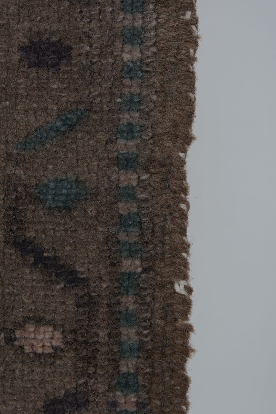 Low Pile Turkish Hand Knotted Runner Set Of Two photo for sale