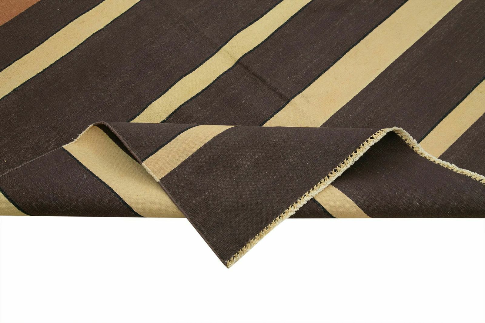 9x12 Brown Dhurrie Rug   32922 photo vinterior