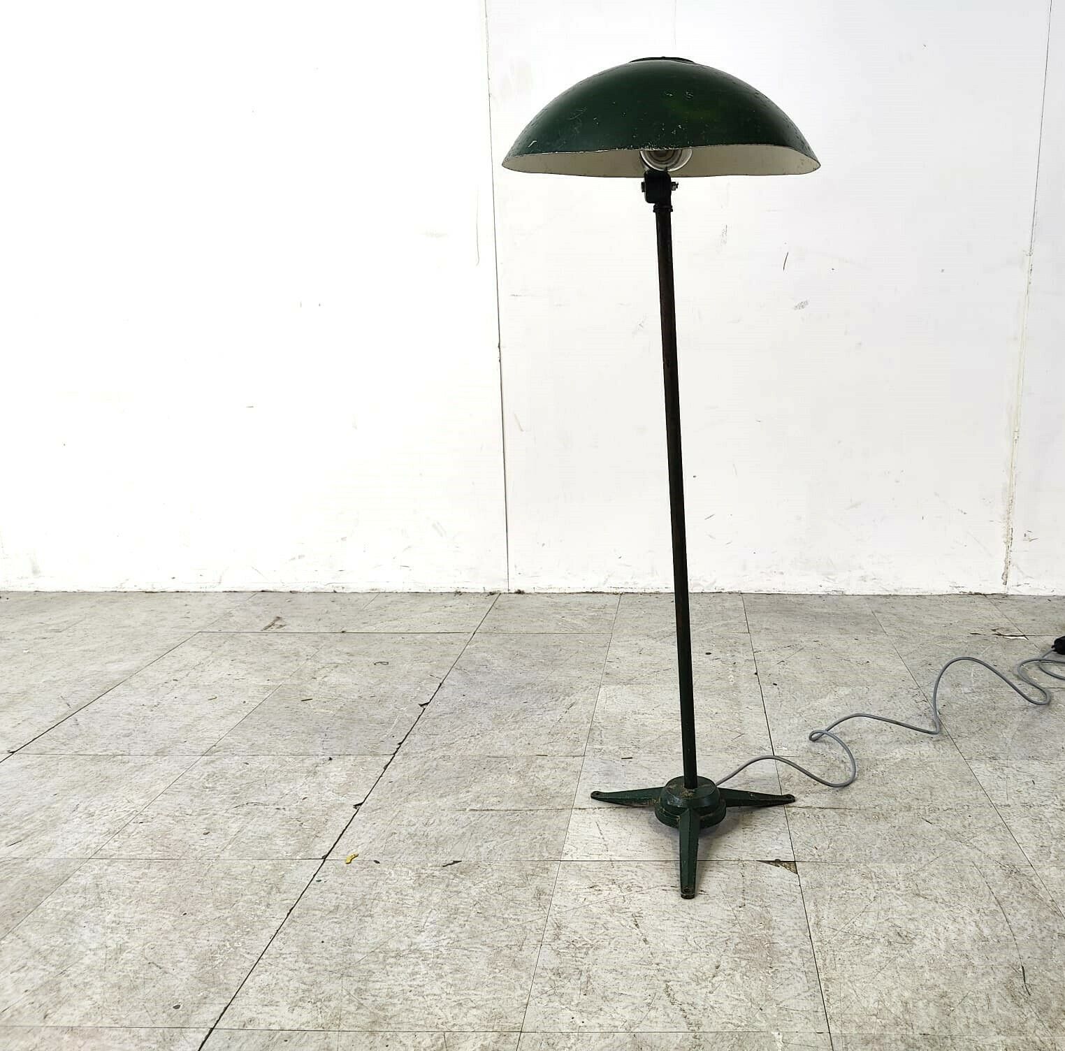 Industrial Metal Floor Lamp, 1970s photo for sale
