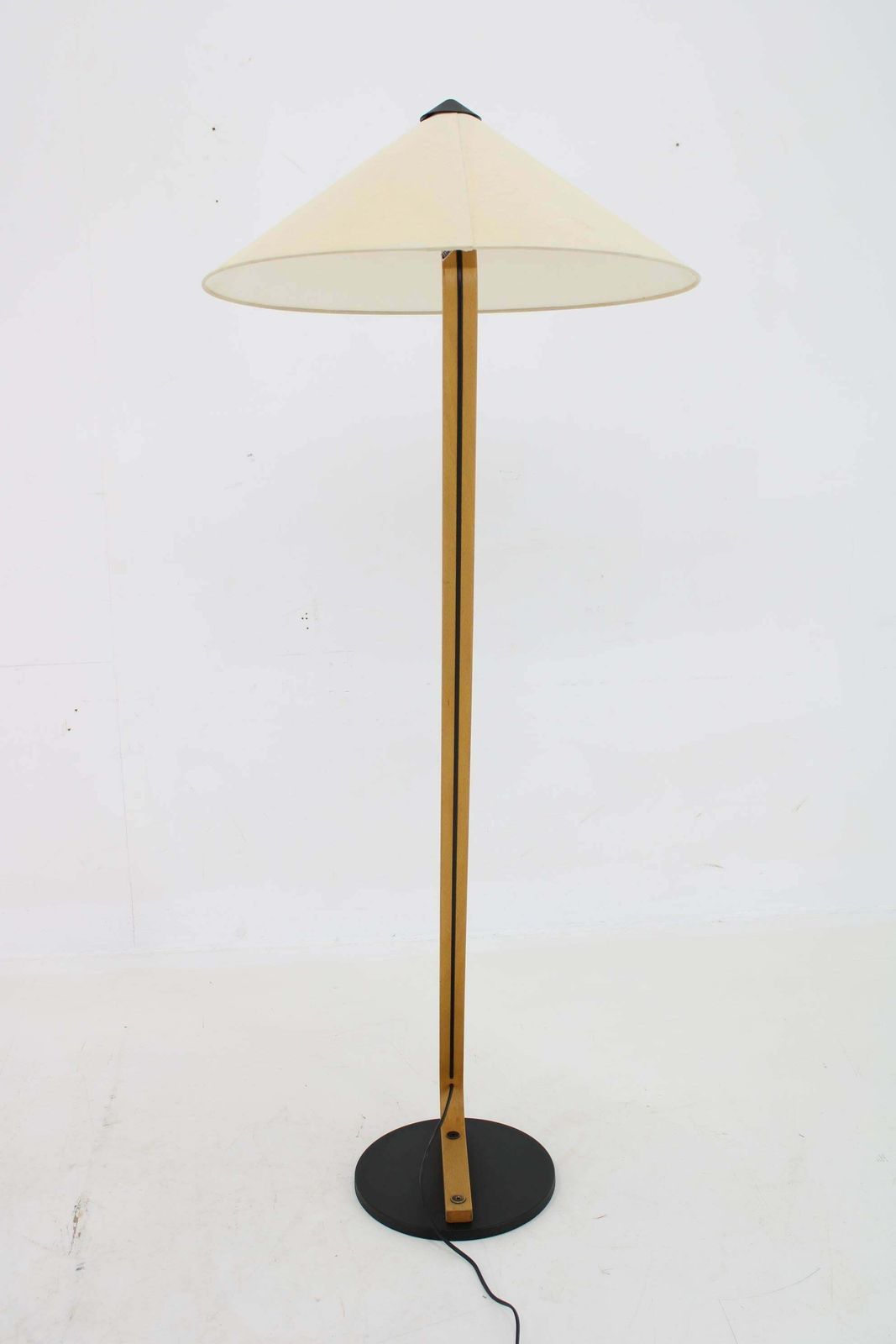 1970s Rare Mads Caprani Bentwood Floor Lamp, Denmark photo for sale