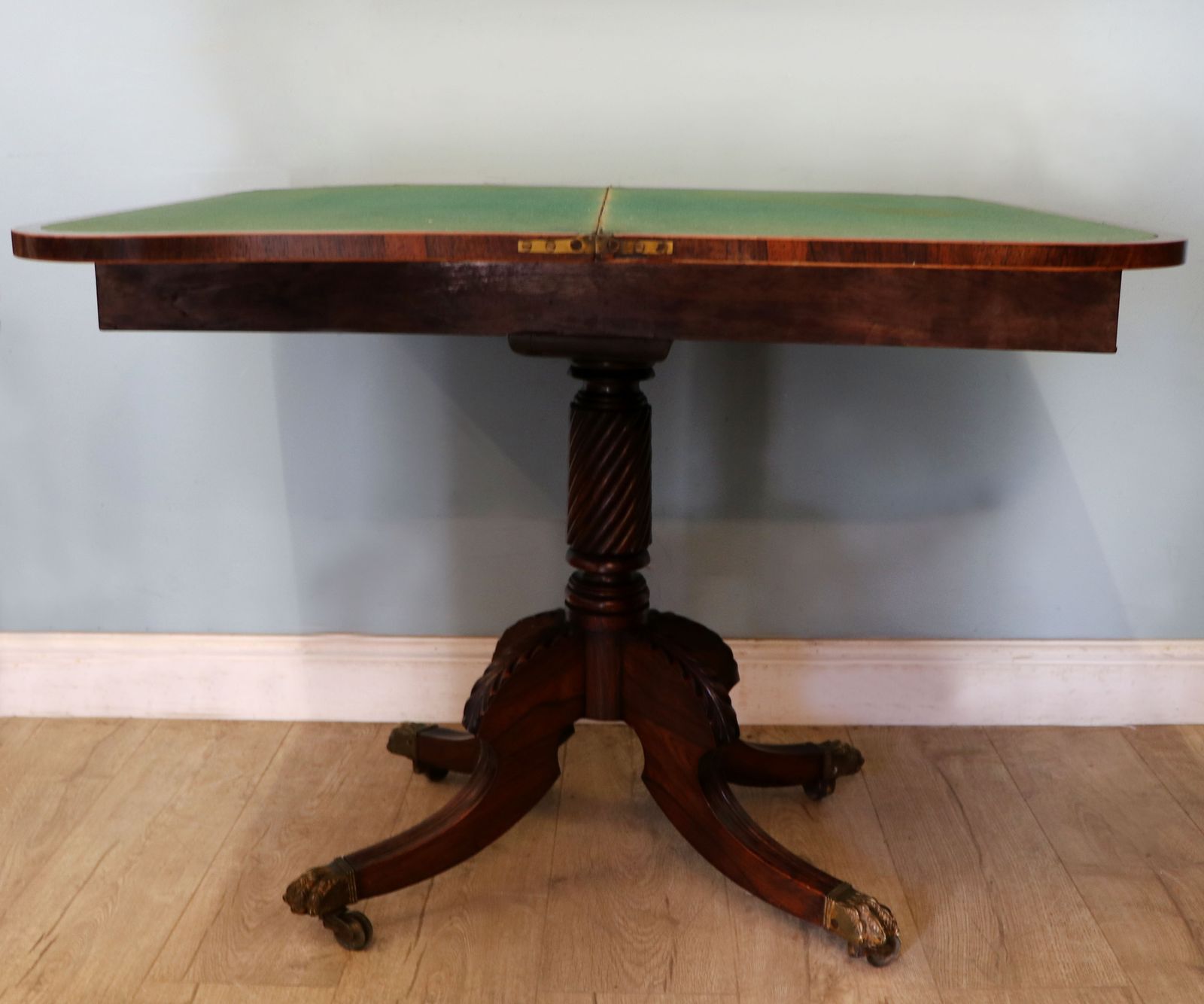 A Wonderful, Top Quality Late Georgian Card Table.