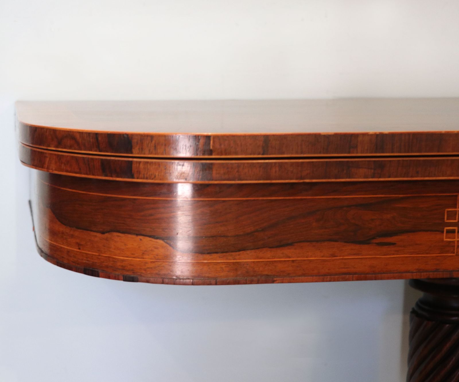 A Wonderful, Top Quality Late Georgian Card Table. photo vinterior