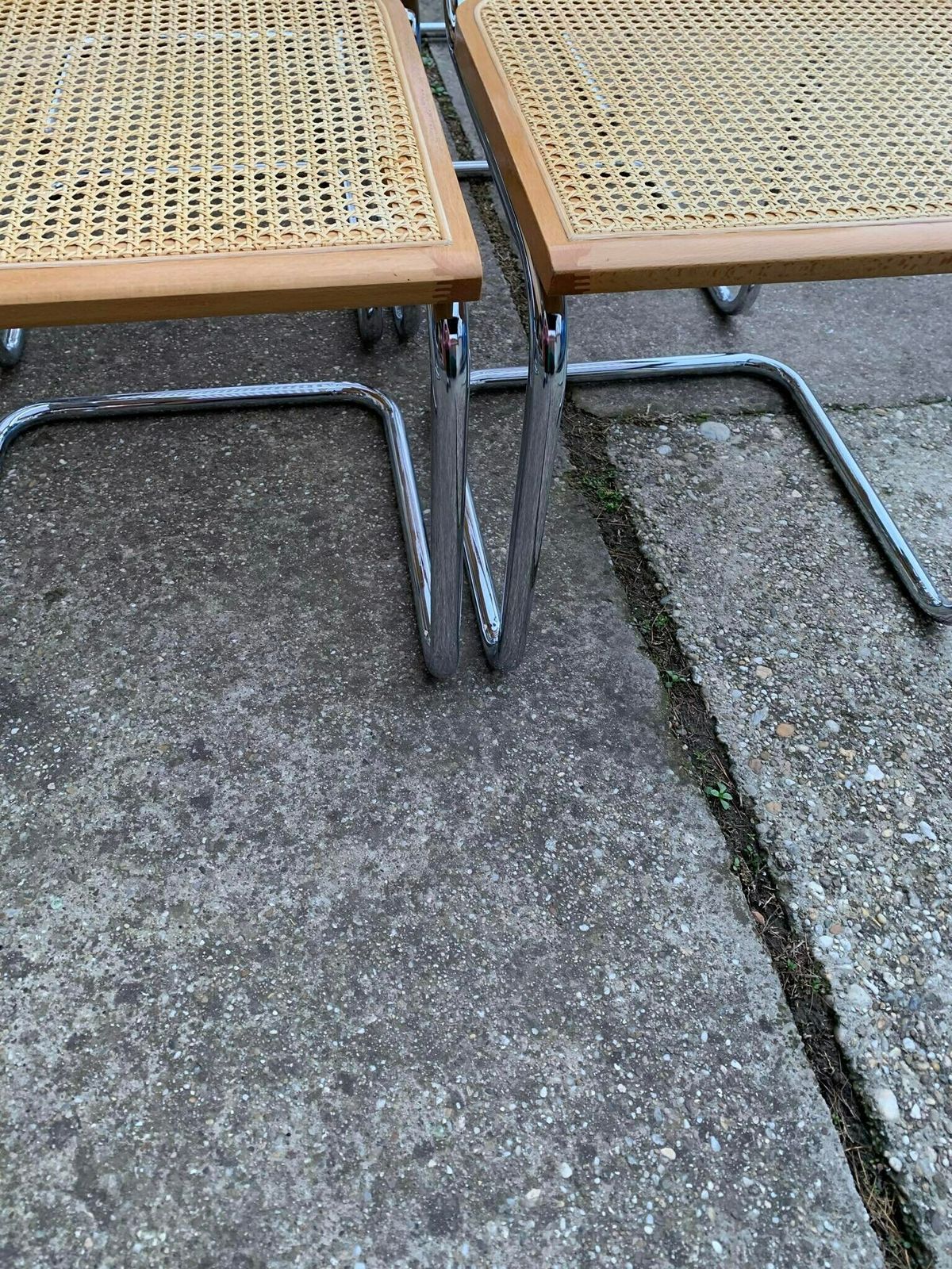 6 Mid Century Modern Italian Marcel Breuer B32 Cesca Chairs photo 2238.0