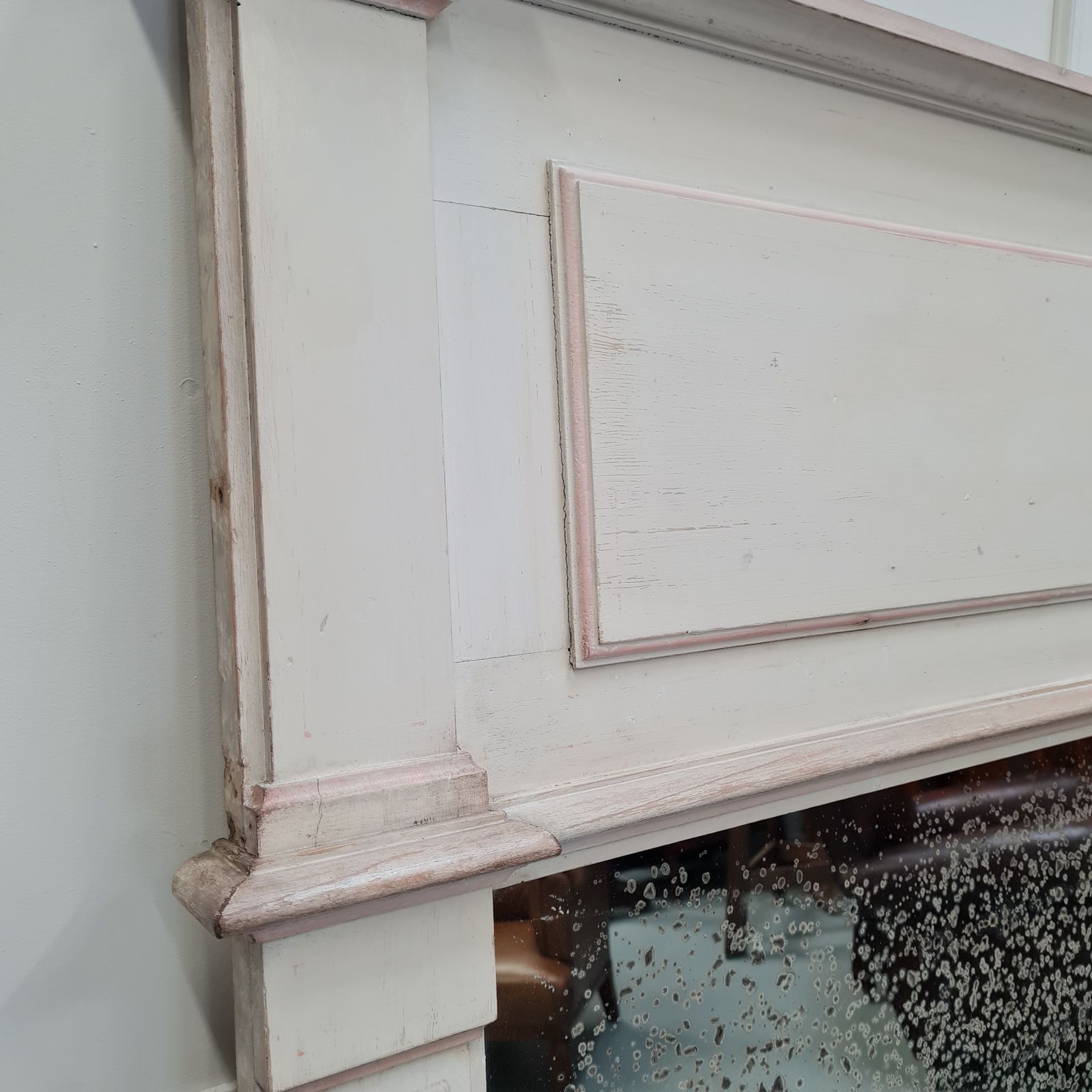 Beautiful Antique French Trumeau Mirror C1900 Free Delivery Eng/Wales photo for sale