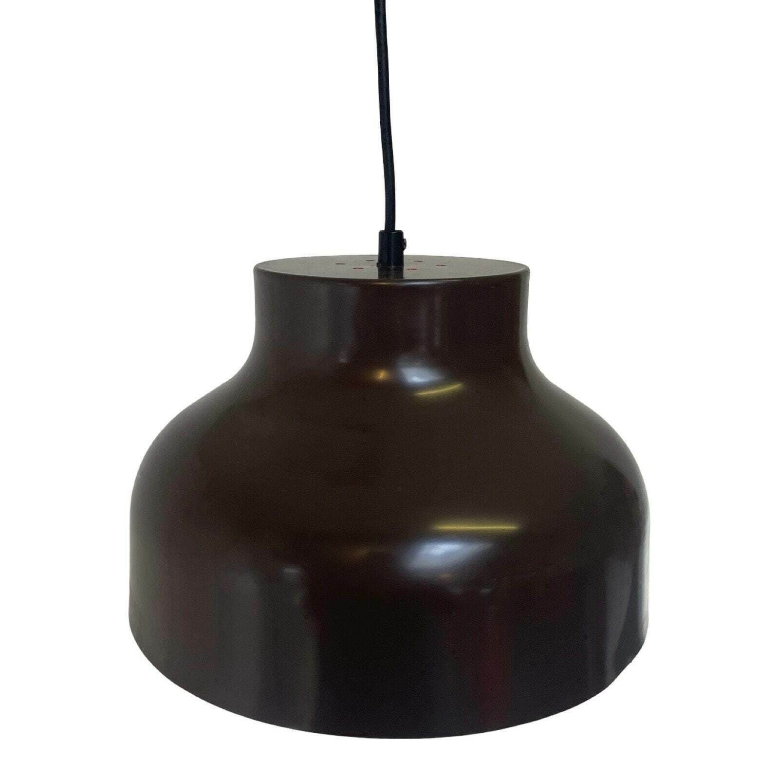 Vintage   Scandinavian   Bowl Shaped Hanging Pedant   Brown