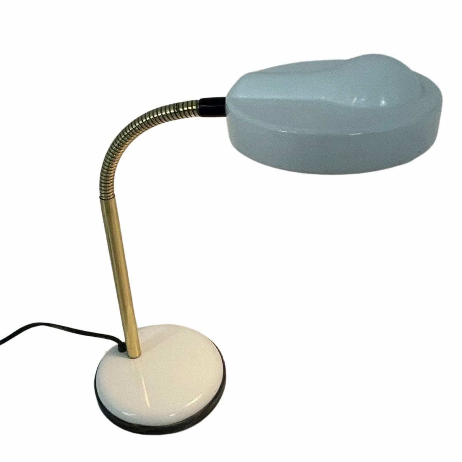 Postmodern / Space Age Desk Lamp   With Adjustable Gooseneck   Bulb Shaped Shade, Unique Design   Mayja Lighting photo furniture
