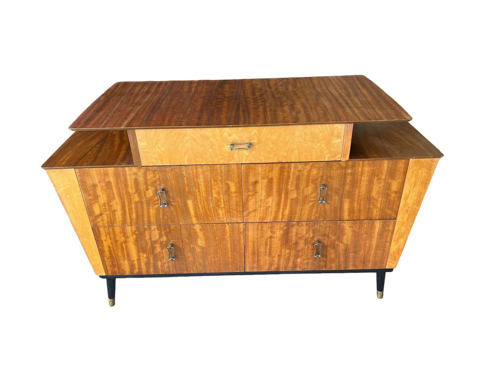 Mid Century Teak And Maple Dressing Lebus . photo for sale