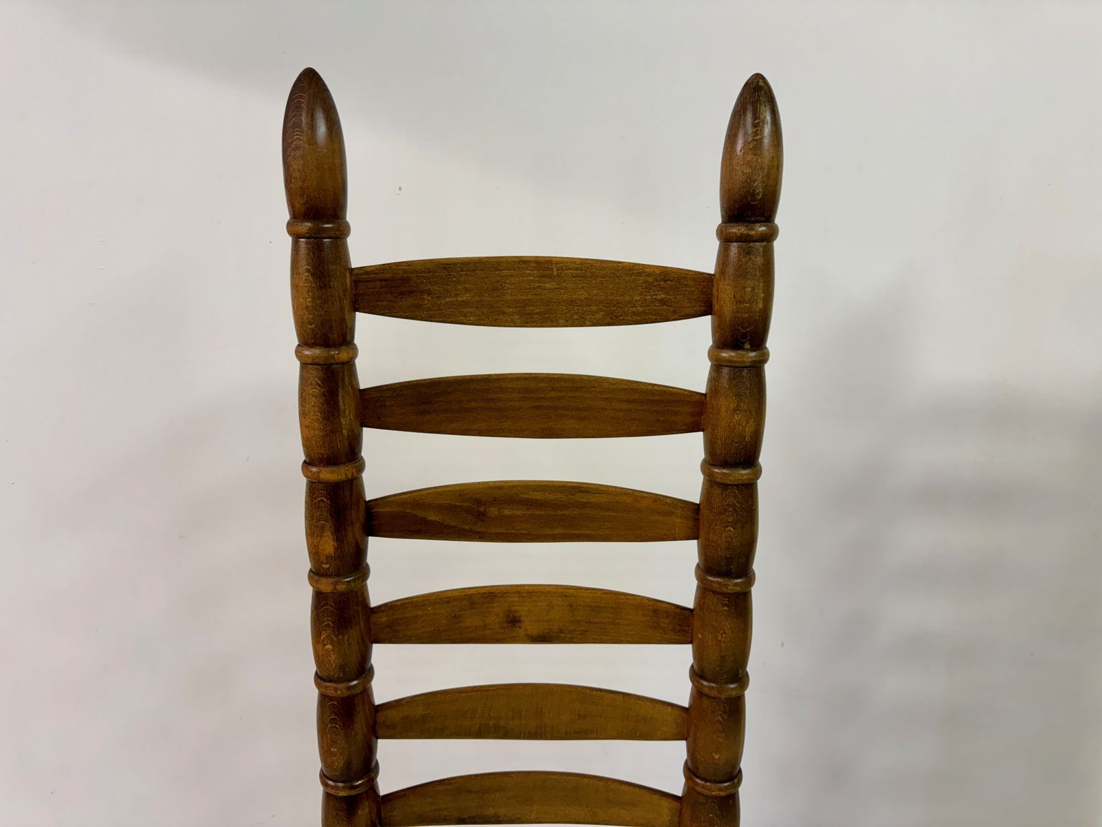 Pair Of 1960s Tall Ladderback Chairs photo Furniture