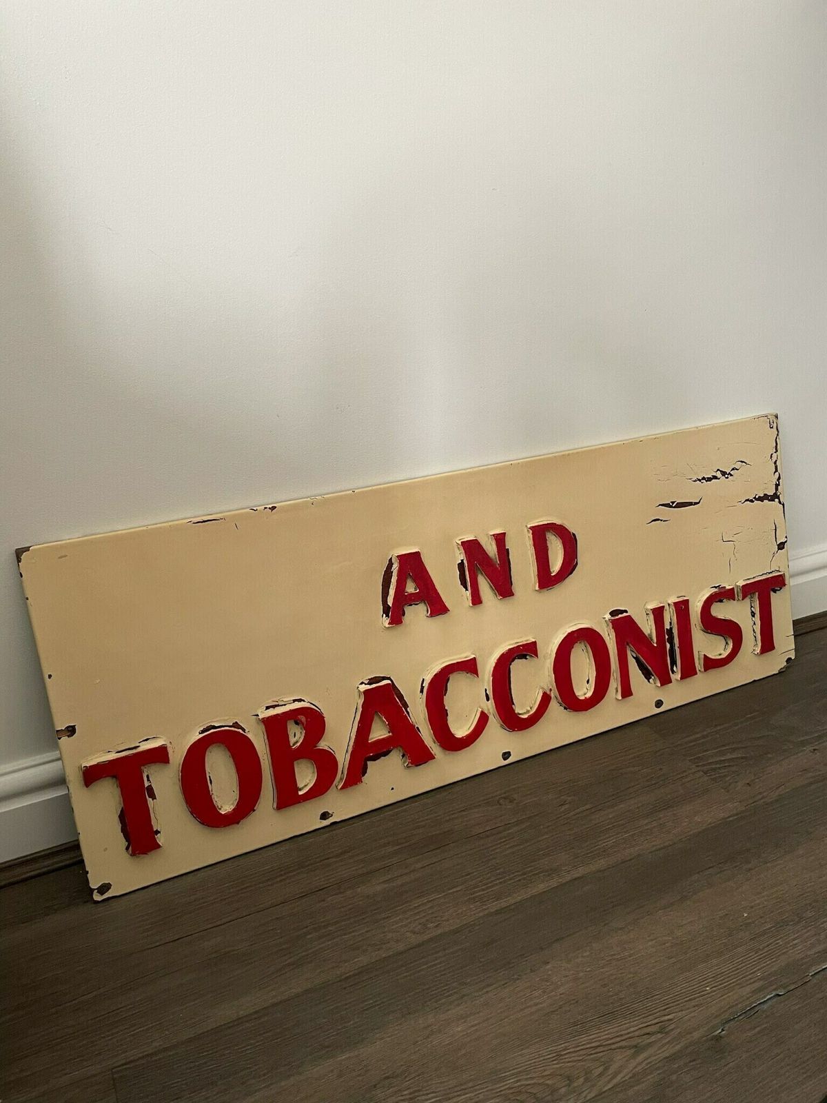 Mid Century Tobacconist Sign, 1950s photo Home Decor