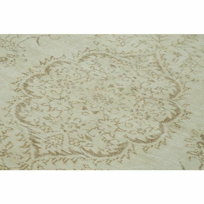 6x9 Beige Turkish Vintage Area Rug   41812 photo 801.0