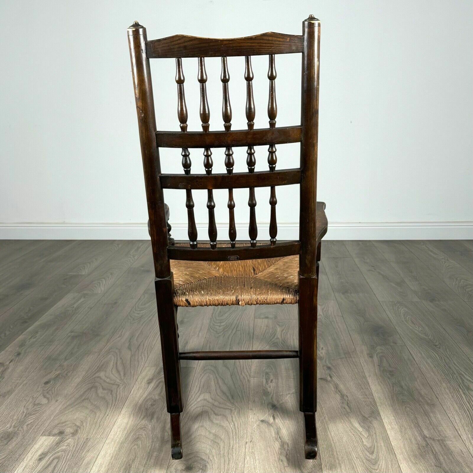 Antique 20th Century Rocking Chair In Oak photo Furniture