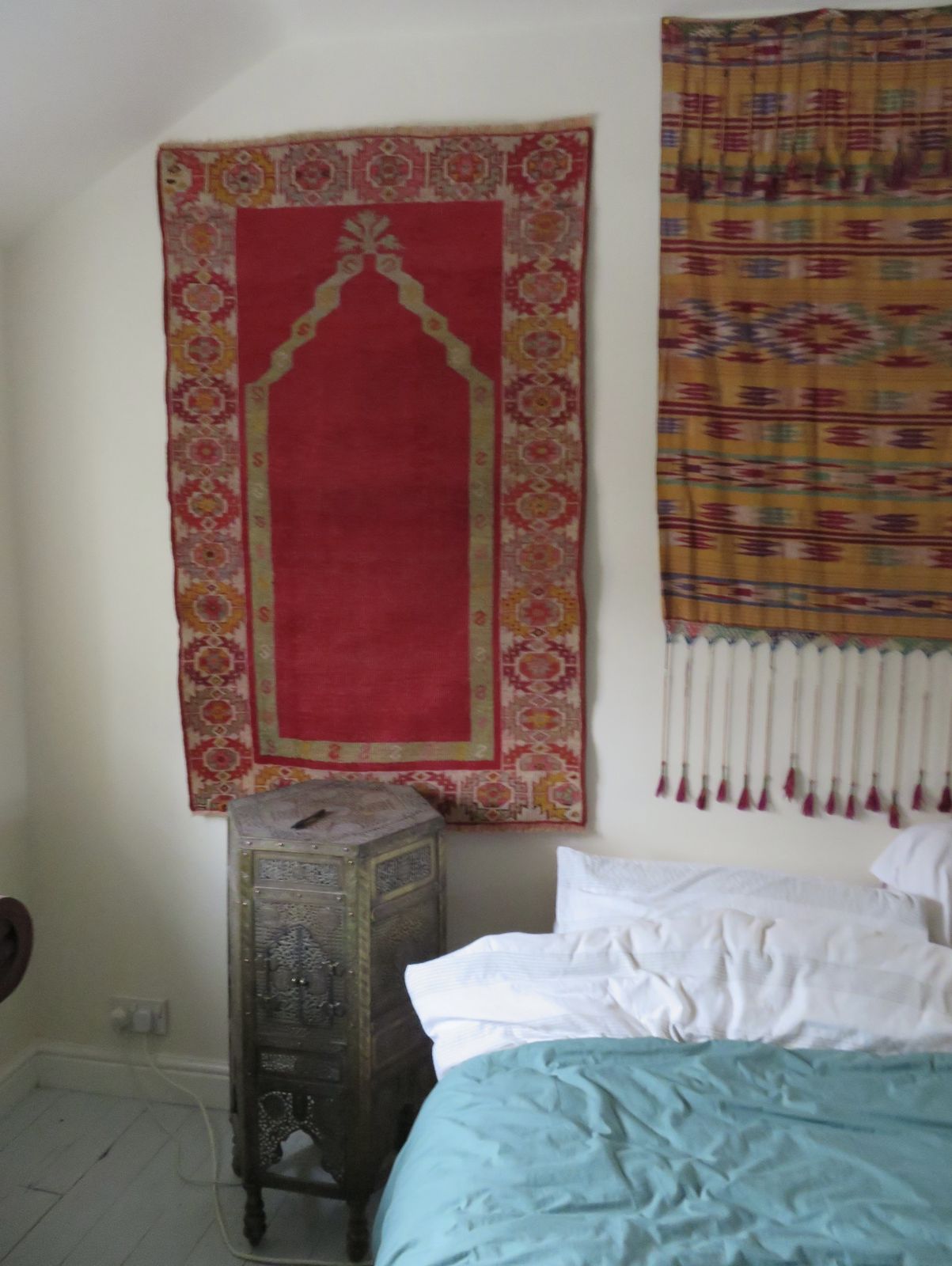 photo vinterior First Half 19th Century Turkish Konya Prayer Rug. Central Anatolia 150cm X 94cm.