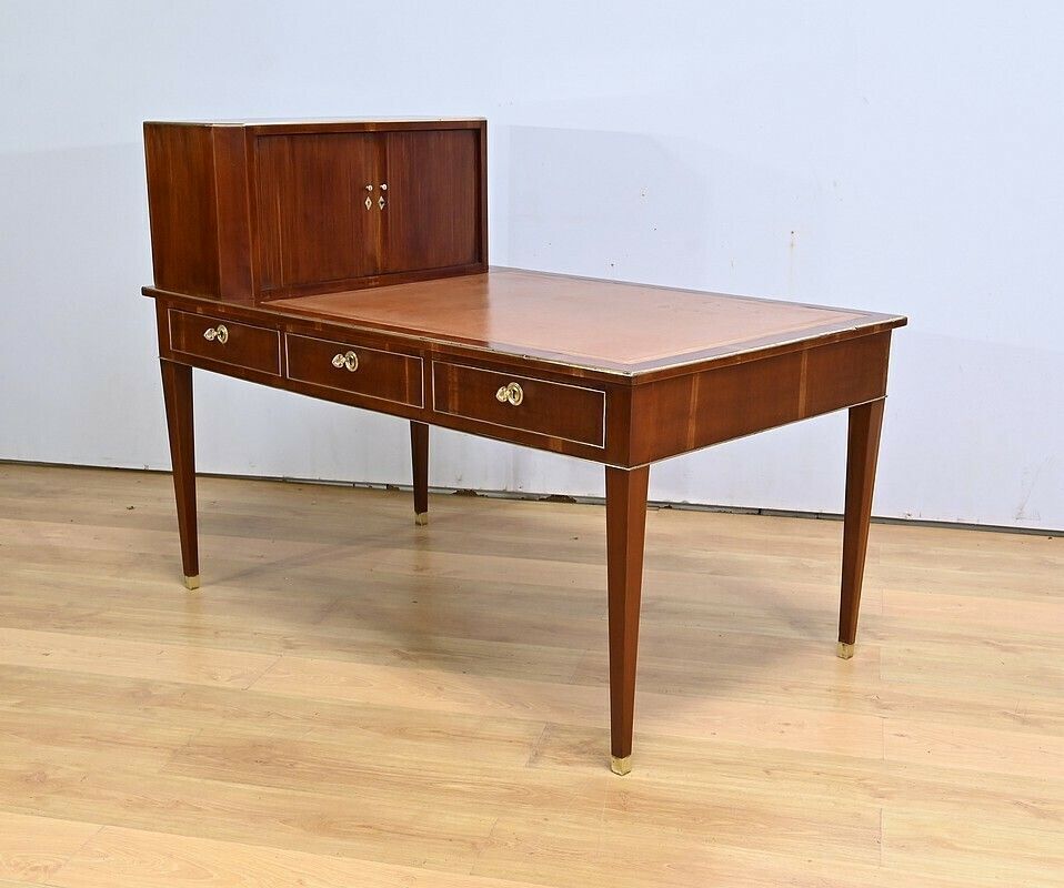 Mahogany Cartonnier Desk, Directoire Period – Early 19th Century photo for sale