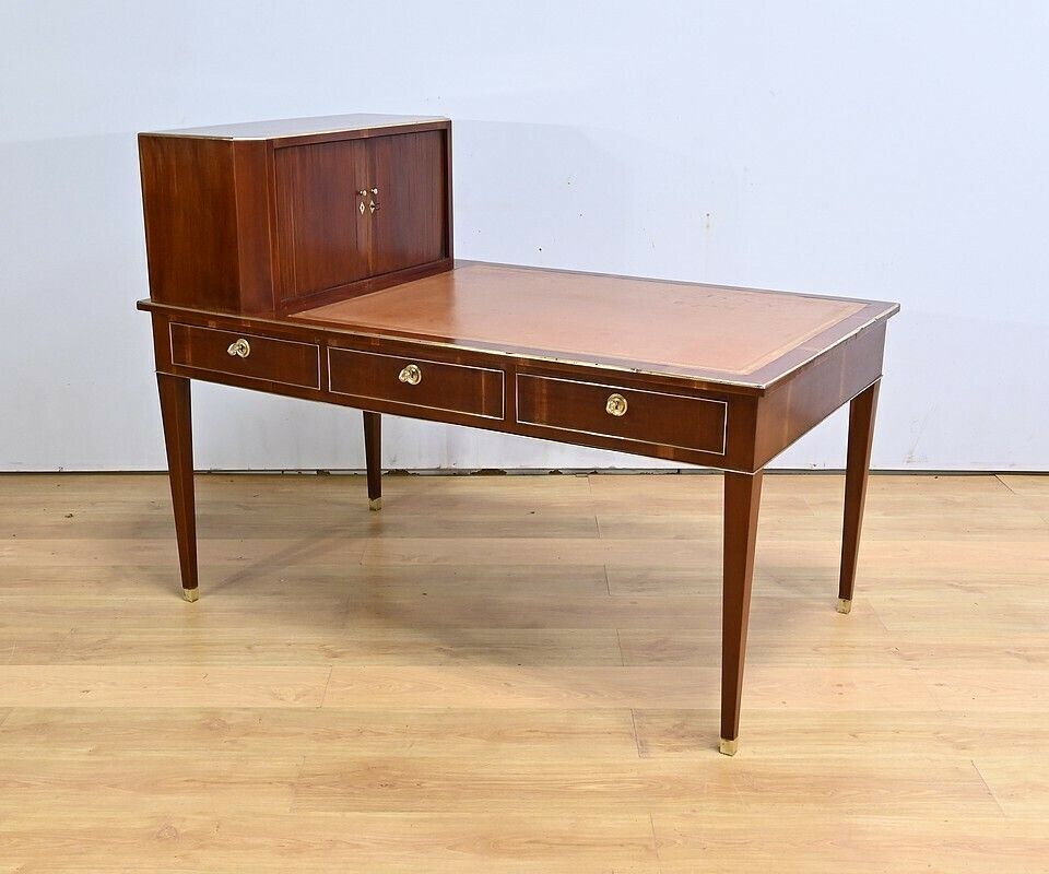 photo for sale Mahogany Cartonnier Desk, Directoire Period – Early 19th Century