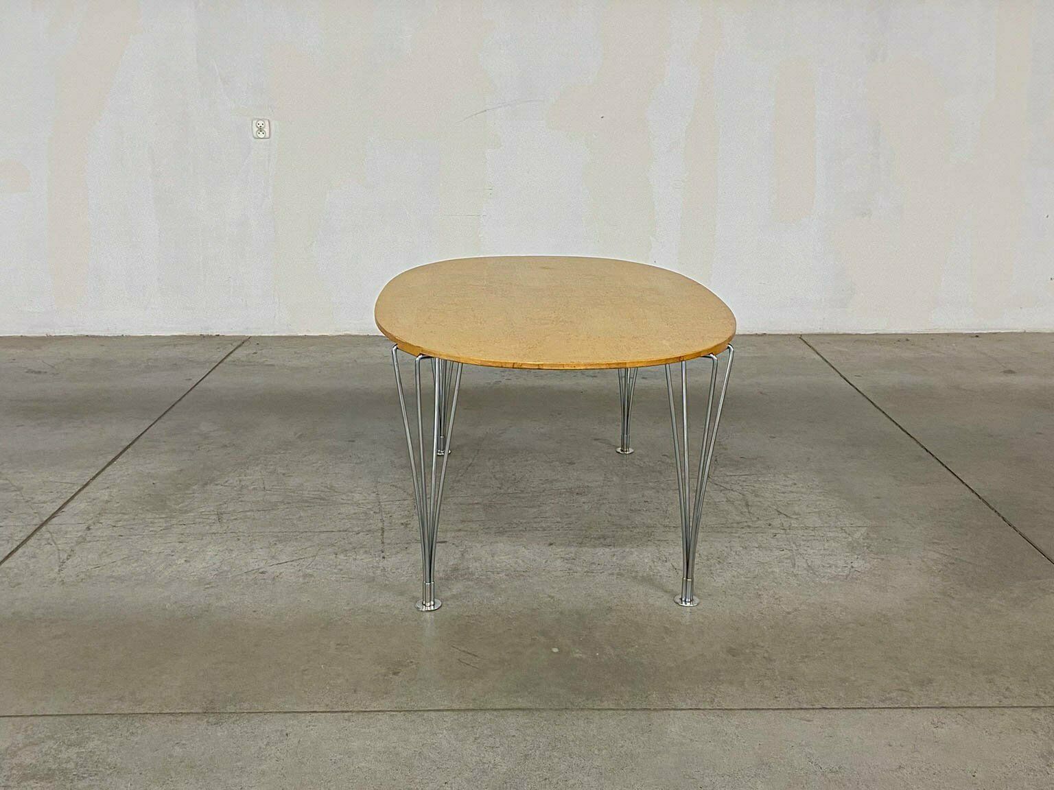 Superellipse Table By Bruno Mathsson And Piet Hein For Fritz Hansen photo for sale