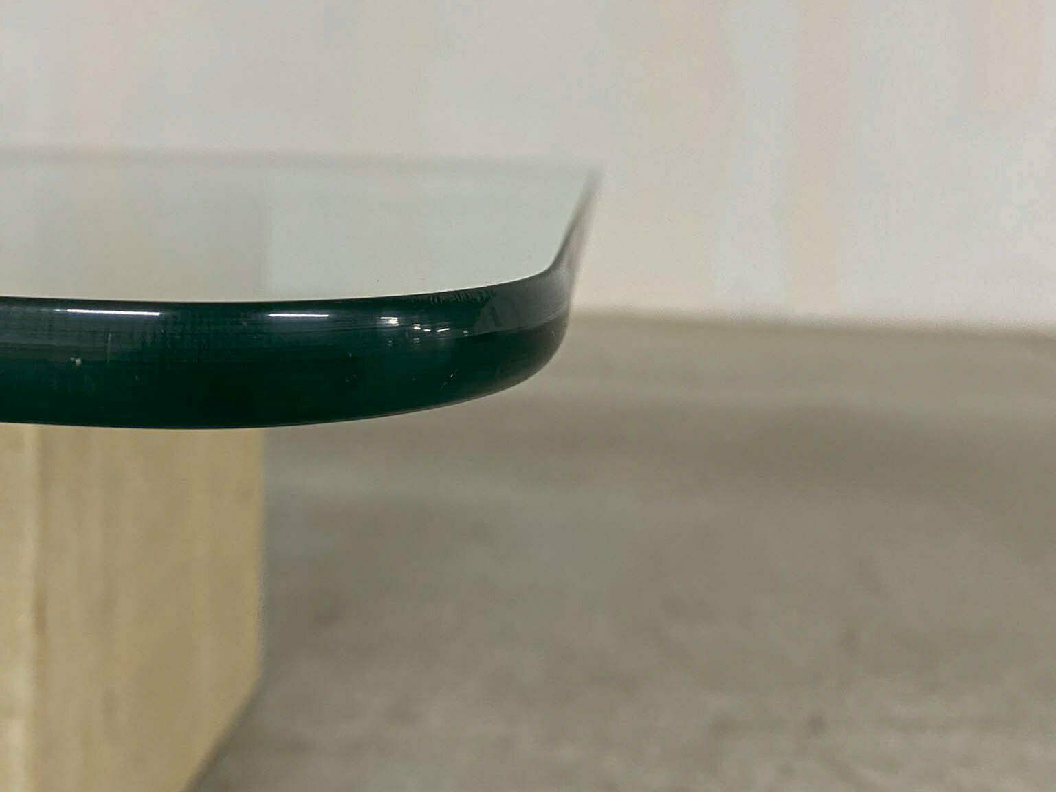 photo buy Italian Travertine Coffee Table From Artedi, 1970s