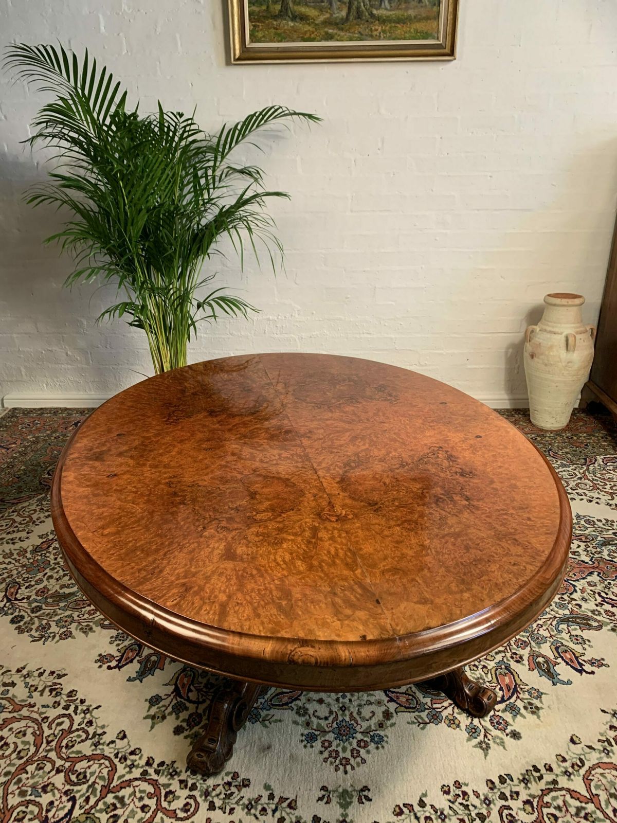 Victorian Walnut Coffee Table, 1800s photo Furniture