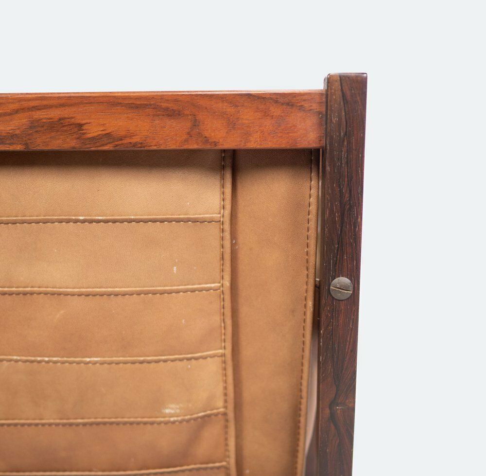 photo for sale Mid Century Solid Rosewood Magazine Rack By Torbjorn Afdal
