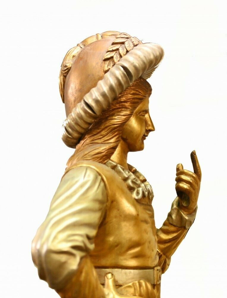 Pair Giant Italian Renaissance Page Boy Statues Medieval Fayre photo 7500.0