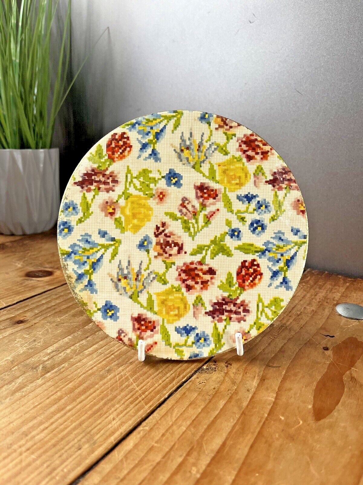 photo furniture Vintage Set Of 6 Floral Chintz Tapestry Table Placemats Royal Winton Queen Anne