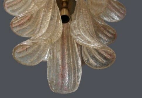Mid Century Murano Chandelier/Murano Lamp Dahlia/Italian Design Light 70's photo buy