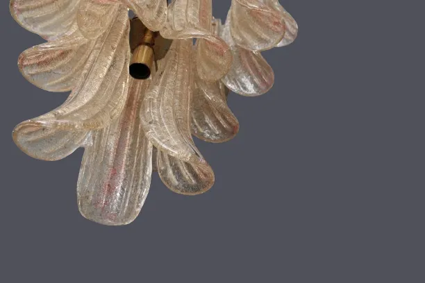 photo furniture Mid Century Murano Chandelier/Murano Lamp Dahlia/Italian Design Light 70's