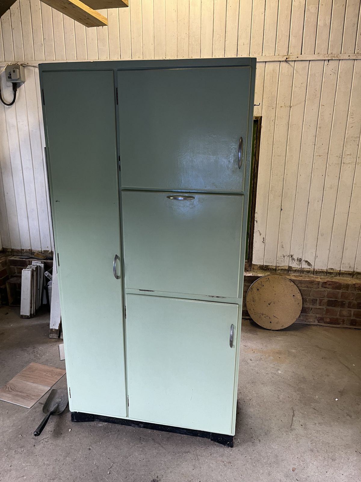 Vintage Mid Century Remploy Kitchen Larder Cabinet photo Furniture