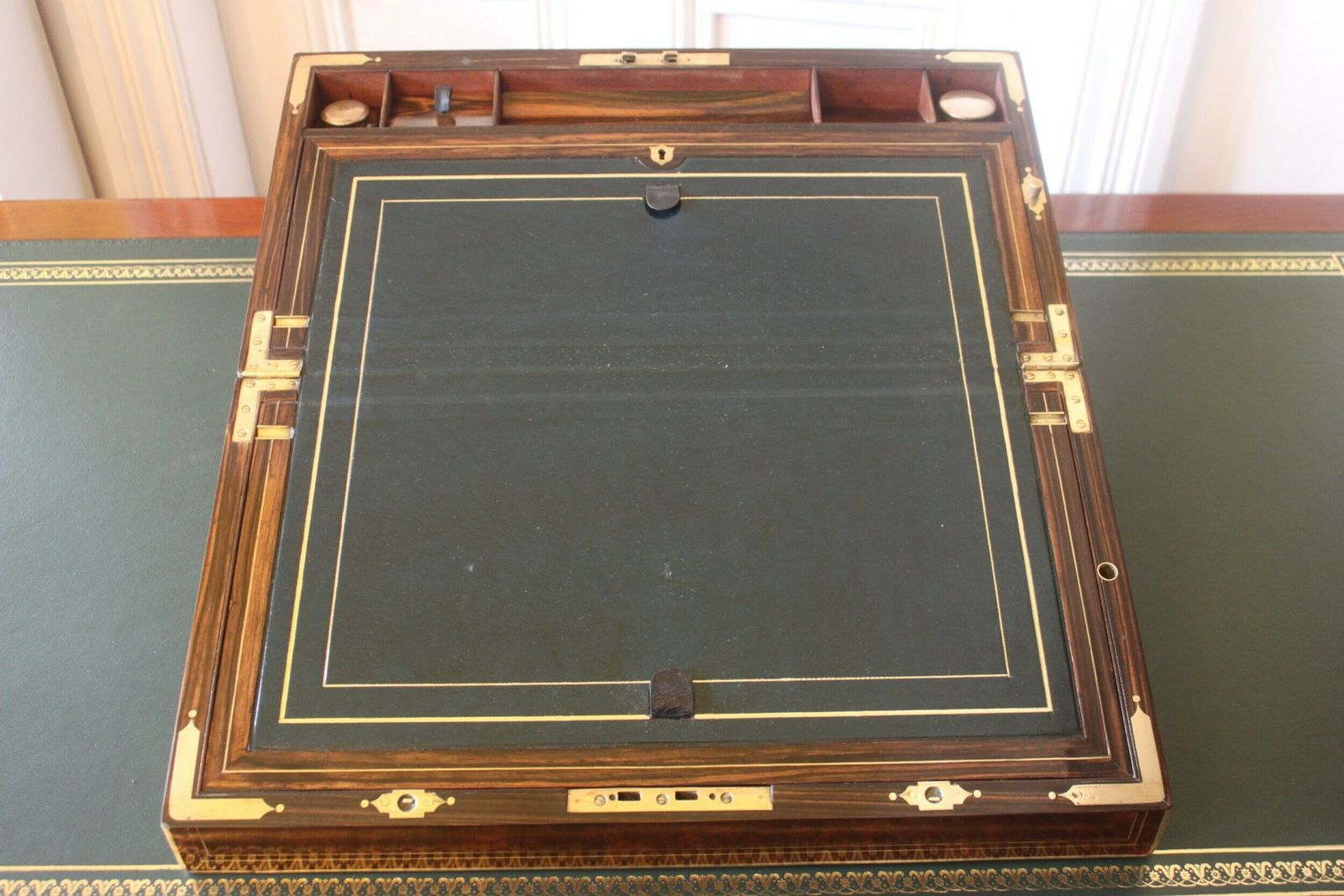Victorian Burr Walnut Writing Slope With Secret Drawers And Compartment, Attributed To George Austin Of Dublin photo buy
