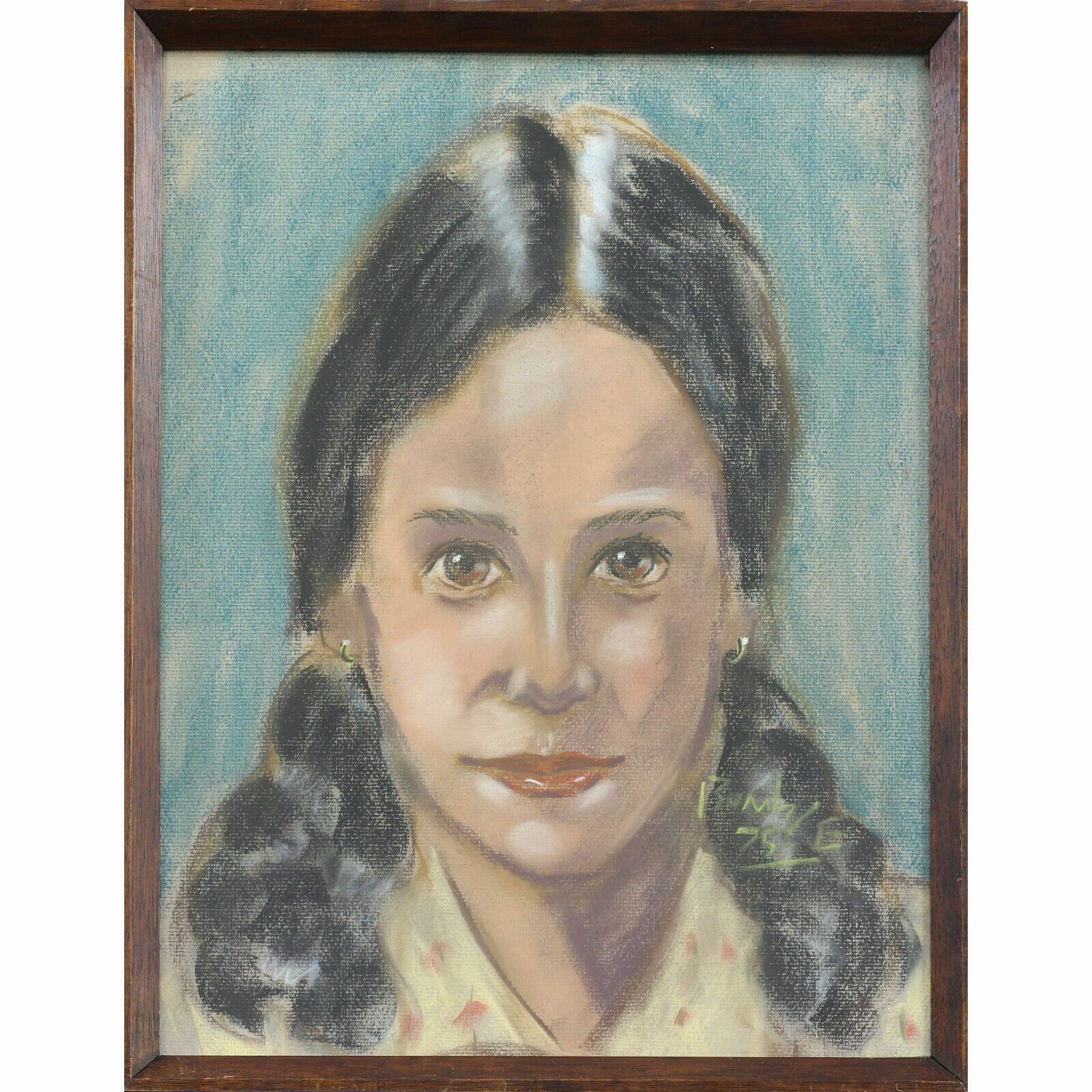 Pastel Sketch By Bumble. Portrait Of A Girl