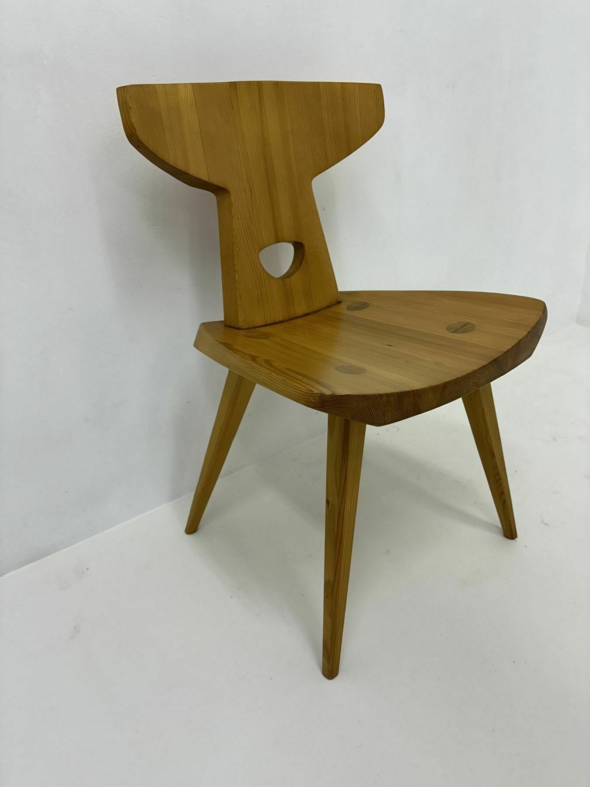 Jacob Kielland Brandt Eetkamerstoelen Massief Grenen Denemarken, Jaren 1960 photo buy