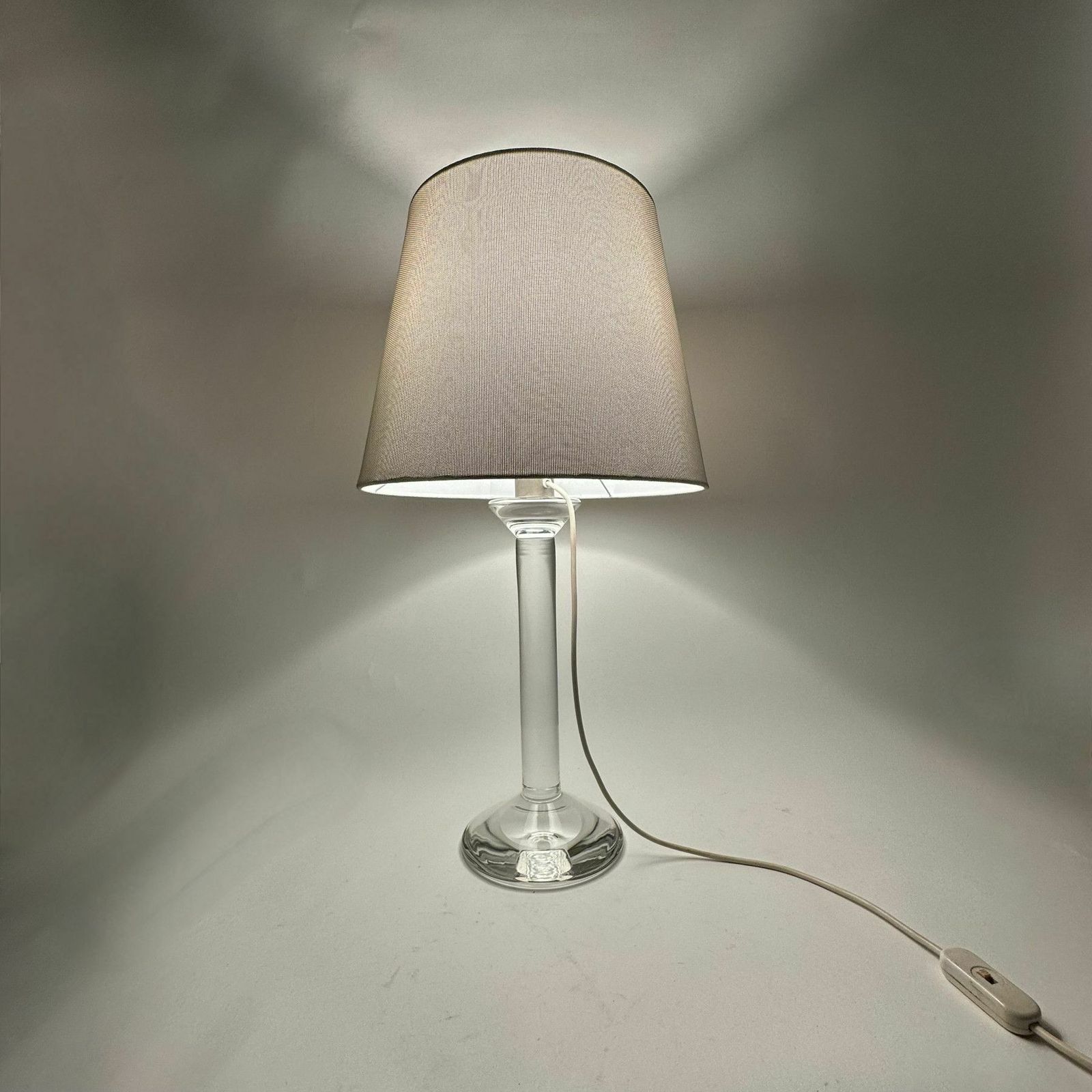 Ingo Maurer Glass Table Lamp , 1970’s photo vintage