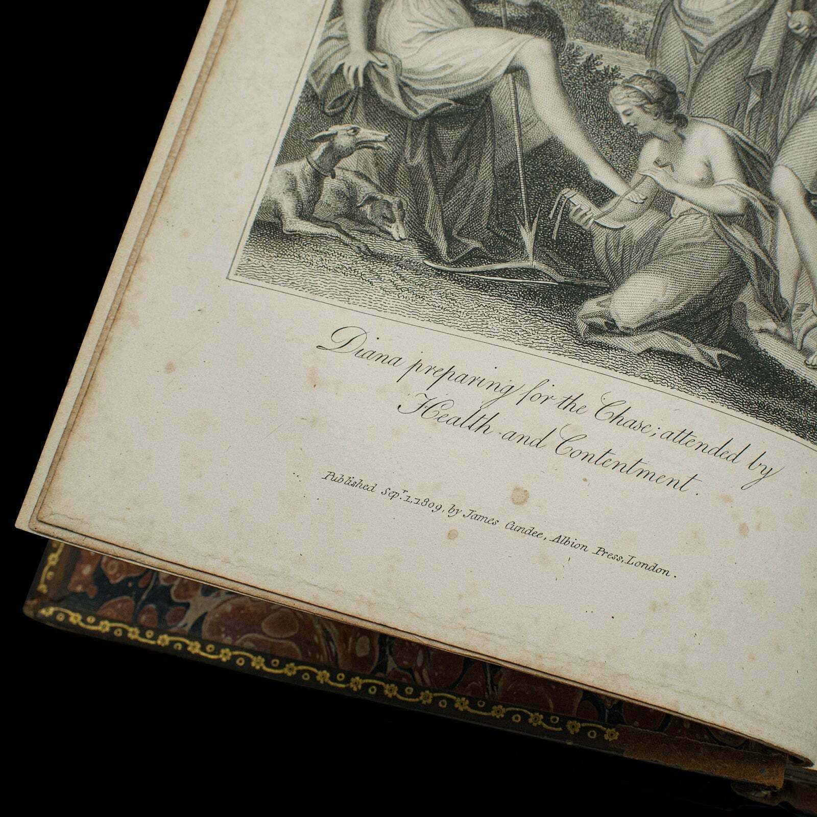 Antique Book, Thoughts On Hunting By William Beckford, English, Georgian, 1810 photo 608.0