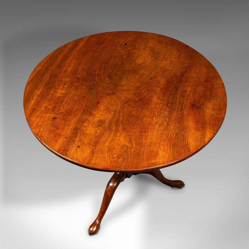 Antique Tilt Top Table, English, Occasional, Birdcage Mount, Georgian, C.1750 photo buy