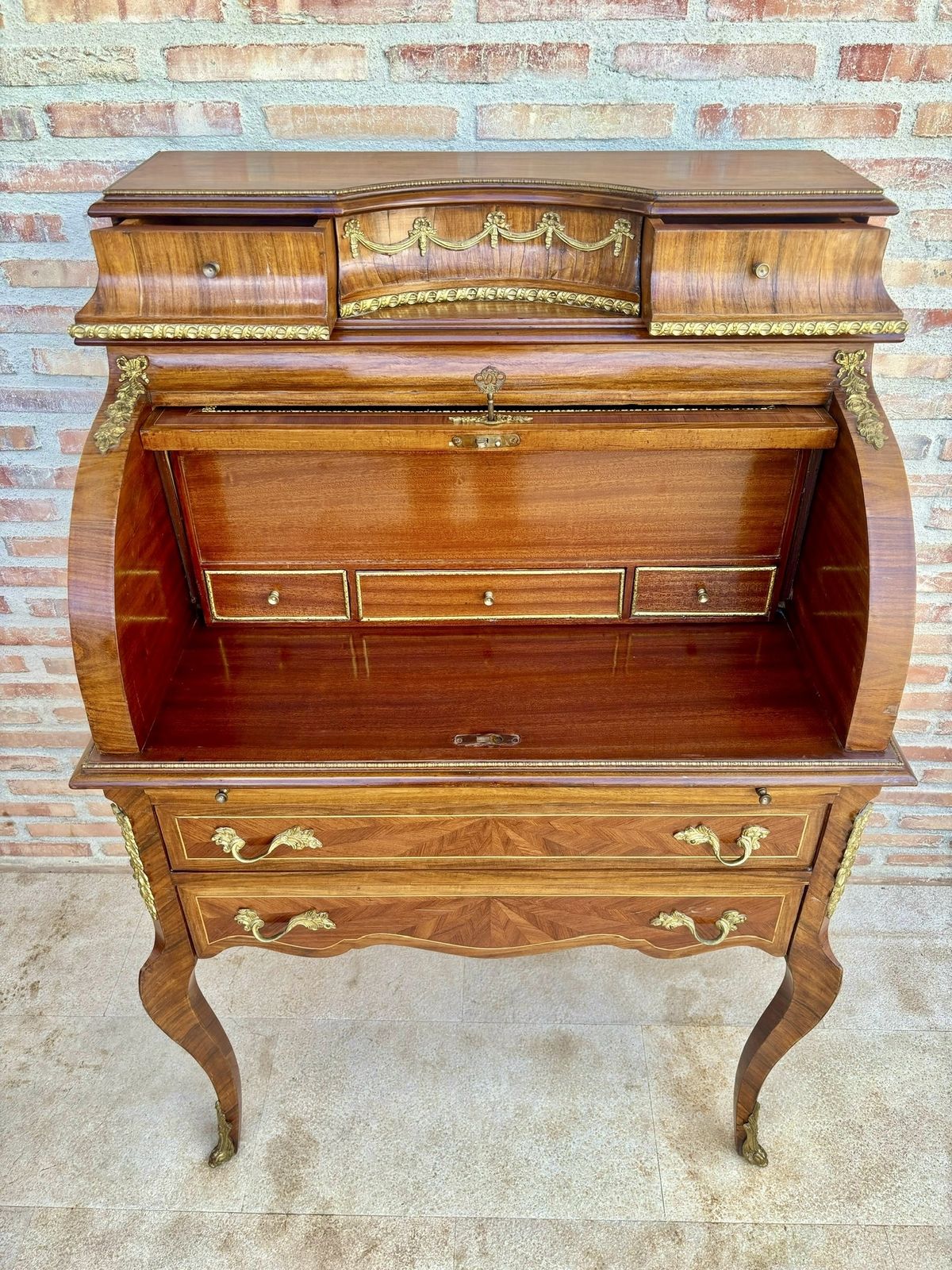 French Roll Up Secretary Or Desk In The Transition Style From Around 1890 photo furniture