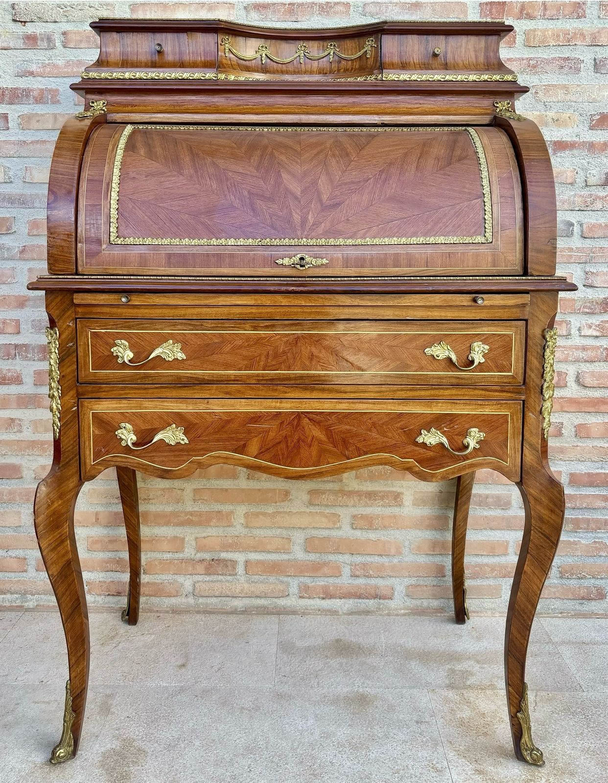 French Roll Up Secretary Or Desk In The Transition Style From Around 1890 photo 3752.0